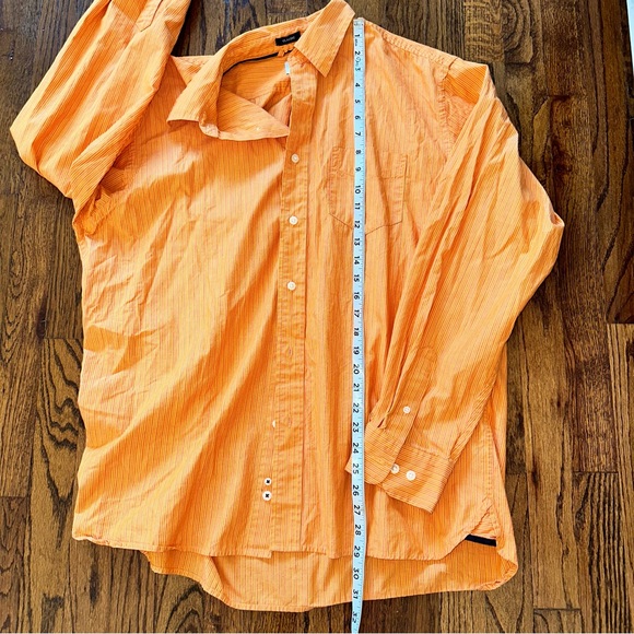 Men’s GAP Classic Button Down Orange Large L - Picture 11 of 13